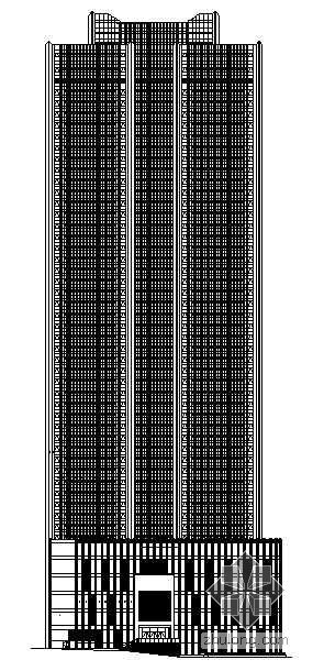 6层商住楼效果图资料下载-[烟台]某四十八层商住楼建筑施工图（149.6米）