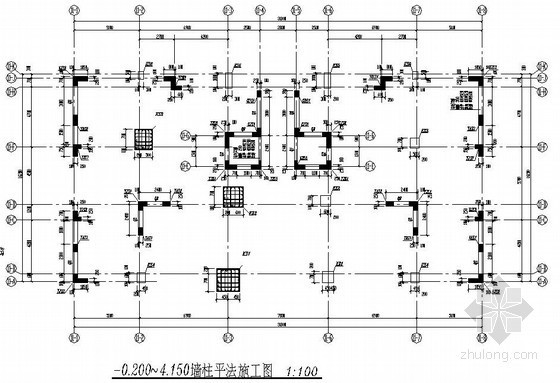 坡屋面施工图剖面资料下载-[温州]20层框剪结构住宅楼结构施工图(坡屋面)