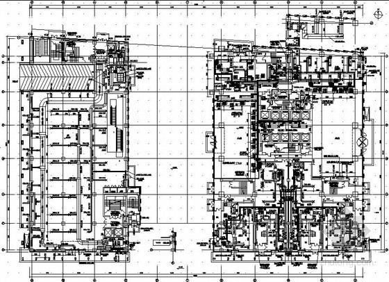 商务办公CAD施工图资料下载-[浙江]甲级商务办公大厦暖通空调施工图