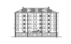 两层私人商住楼设计施工图资料下载-七层商住楼设计施工图