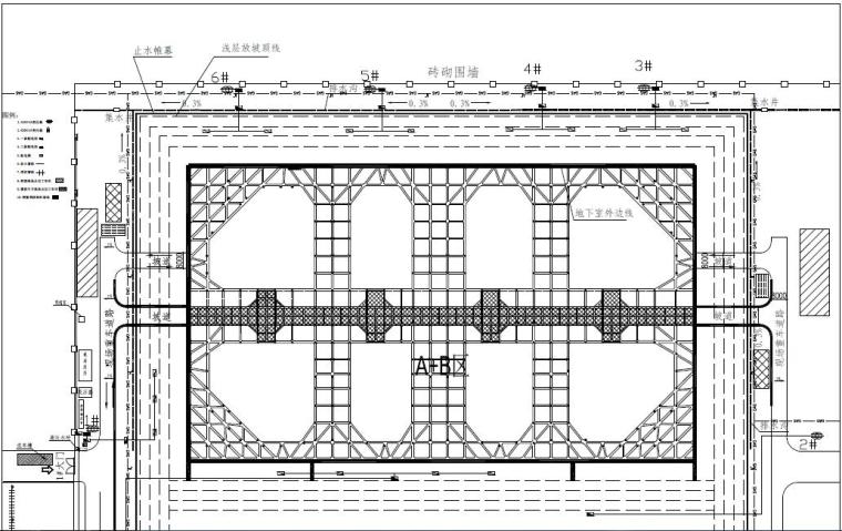 基坑围护栈桥方案资料下载-[天津]中央商务区A+B区基坑专项方案PDF（95页，多梯次联合围护体）