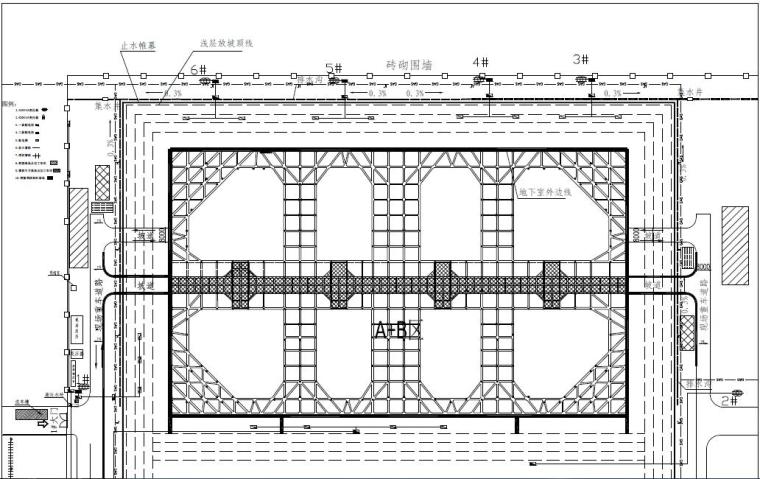 中央商务区CAD资料下载-[天津]中央商务区A+B区基坑专项方案PDF（95页，多梯次联合围护体）