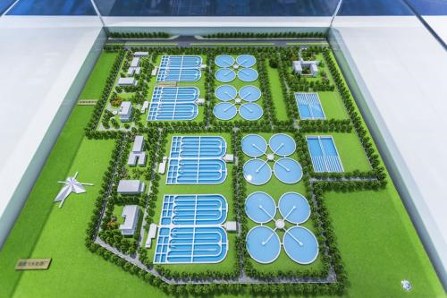 污水厂绿化设计图片资料下载-[安徽]马鞍山市滨江新区污水厂设计（毕业设计）