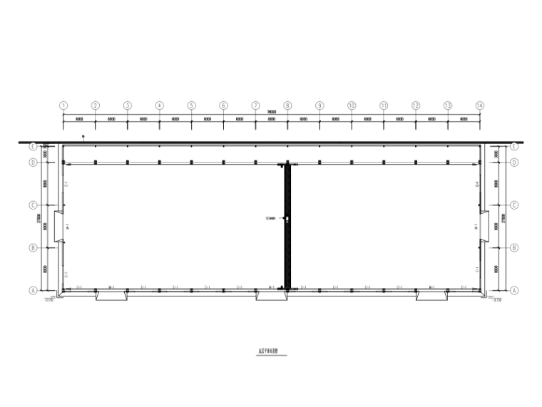 带斜边钢结构厂房设计资料下载-预制切钢结构厂房设计图