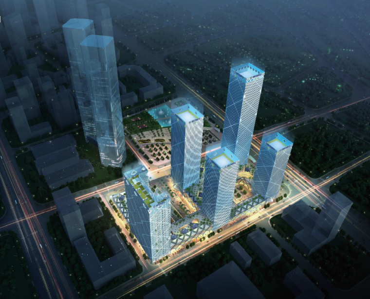 北京t3航站楼停车场资料下载-一类超高层金融中心机电施工图（审核）