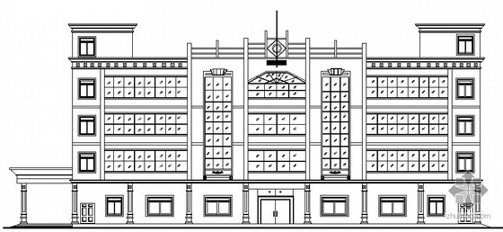 早期厂房建筑施工图资料下载-某四层厂房建筑施工图