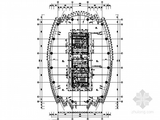 大连地铁站平面图资料下载-[大连]某四十二层超高层国际广场平面图