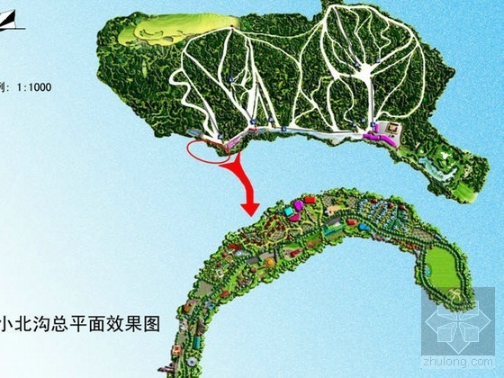 台湾度假公园概念规划资料下载-河北某度假村概念性规划