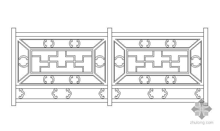 CAD木制古典栏杆资料下载-古典木栏杆样式6例