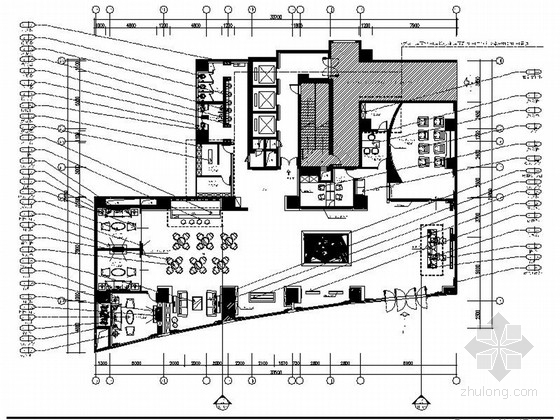 城市综合体室内资料下载-[广东]大型城市综合体豪华现代风格售楼处室内装修施工图（含效果）