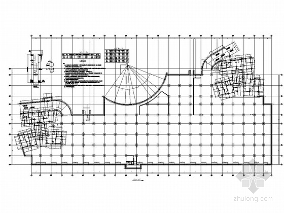 地下一层平面布置图资料下载-[海南]地下一层框架结构车库结构施工图