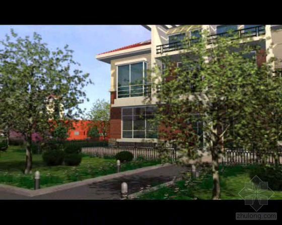 垂直森林住宅户型图视频资料下载-某住宅小区环境动画视频