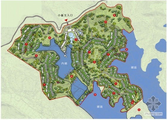 休闲度假村景观设计资料下载-南京别墅度假村景观设计方案