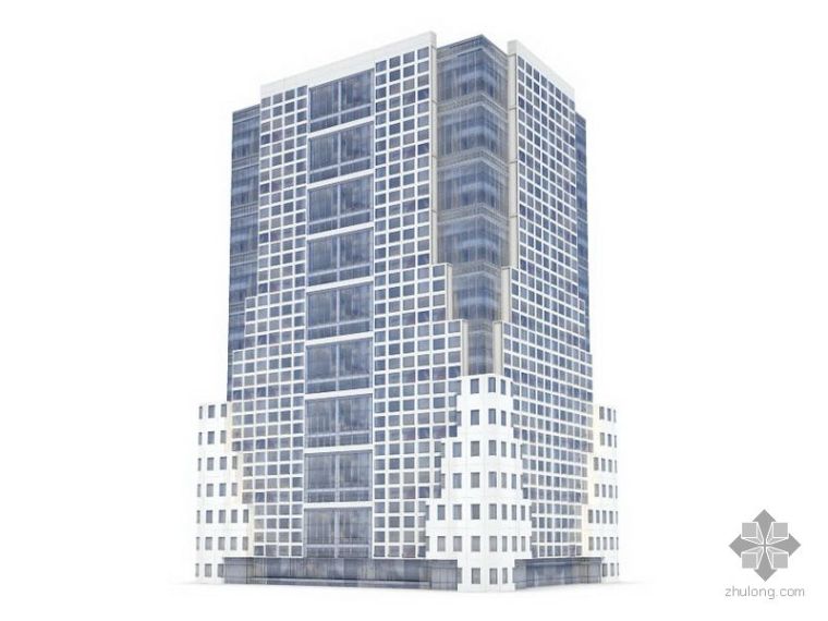 住宅楼3d模型下载资料下载-住 宅 楼