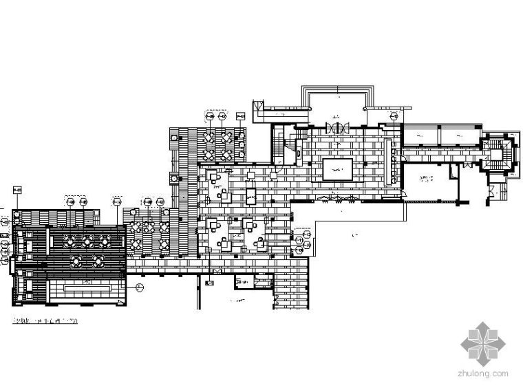 机柜立面图CAD资料下载-[上海]某售楼中心装饰施工图
