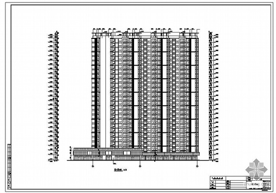 成都建筑结构大全资料下载-成都某28层剪力墙住宅建筑结构图