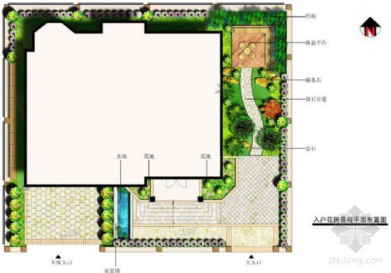别墅花园景观设计方案资料下载-别墅花园景观设计方案