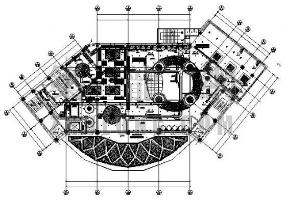 大型洗浴中心建筑设计图资料下载-某洗浴中心通风空调设计图