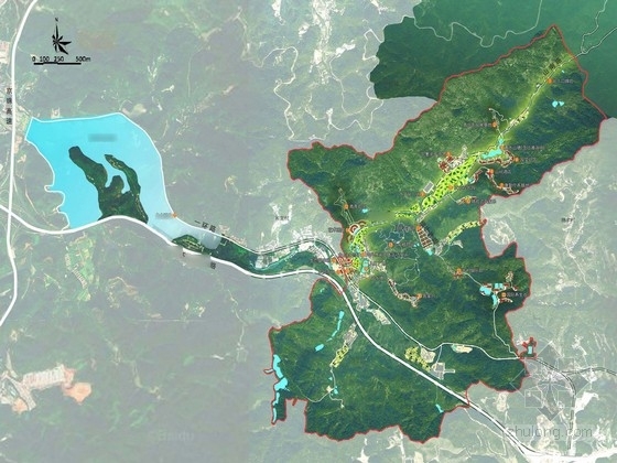 生态村庄景观规划设计资料下载-[广州]青山秀水生态村景观规划设计方案