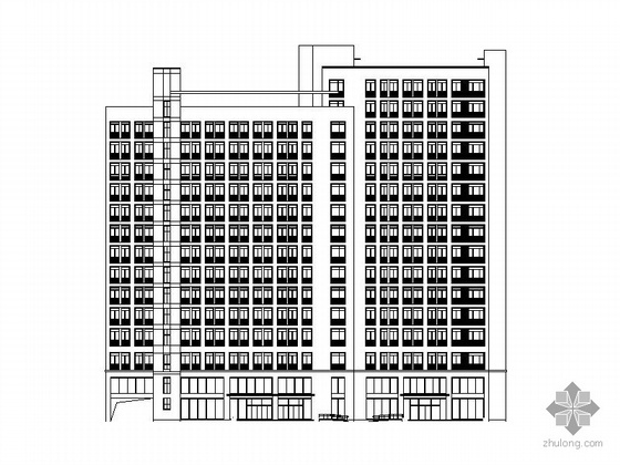 小型公寓建筑施工图资料下载-[北京]某十六层公寓建筑施工图