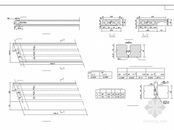 8m跨桥梁资料下载-8m跨径装配式砼空心板设计图