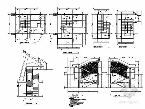 [大连]市级框架结构特级网球场建筑施工图-市级框架结构特级网球场建筑详图