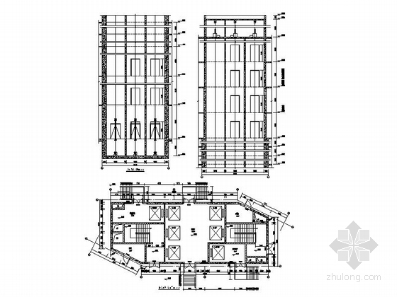 [南京]超高层铝合金墙面带底商研发办公楼建筑施工图-超高层铝合金墙面带底商研发办公楼建筑详图