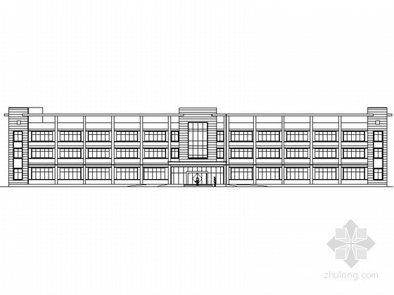 一层厂房建筑方案资料下载-某三层厂房建筑扩初图