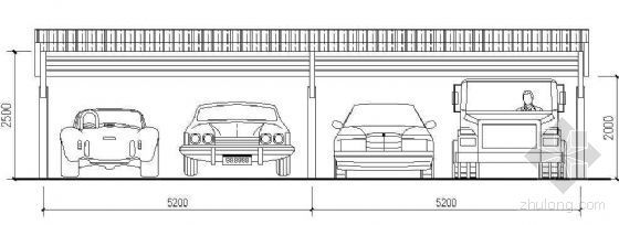 停车棚设计节点详图-3