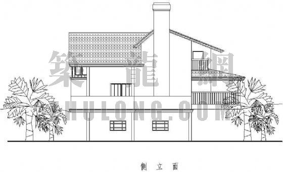 某住宅户型平立面图-4