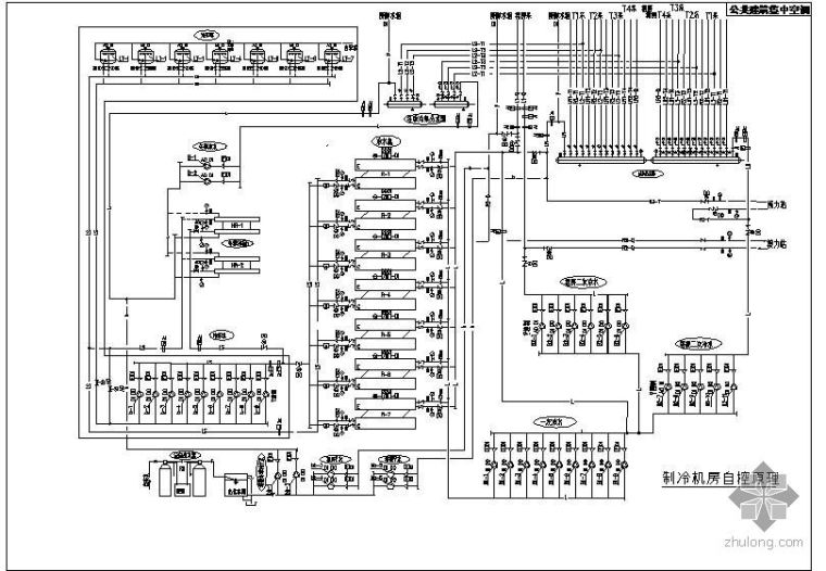 消防稳压泵控制原理图介绍资料下载-制冷机房自控原理图