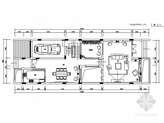 9层cad资料下载-[海南]精装现代简约3层别墅室内设计全套CAD施工图（含效果图）