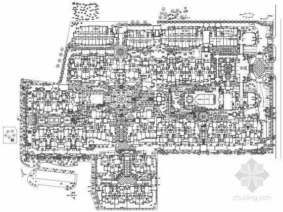 尊贵别墅资料下载-[杭州]欧洲经典宫廷园林风格尊贵居住区景观施工图（知名地产项目）