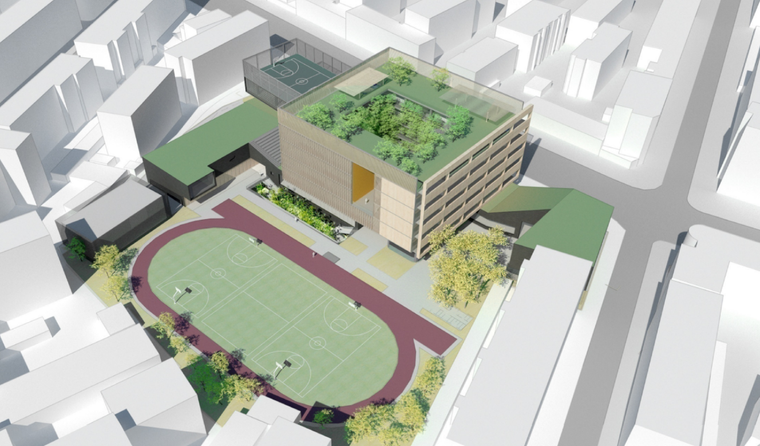 常州市三馆一中心资料下载-[直向建筑]昆山市玉山镇第一中心小学建筑方案