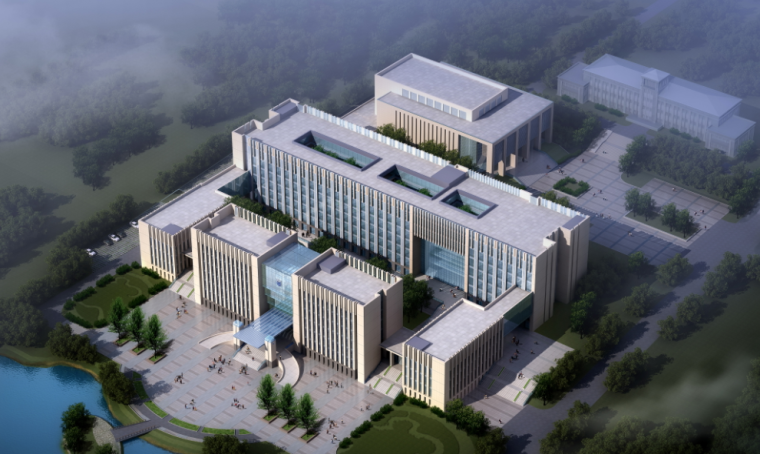兰州行政中心建筑设计资料下载-[南京]工业大学行政楼建筑设计方案文本
