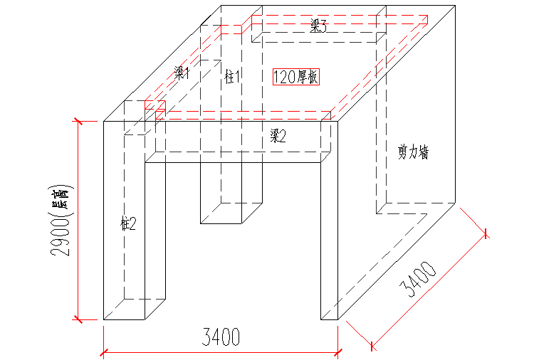 样板引路策划书（配室内样板及通道平面图）-2结构组合样板立体图