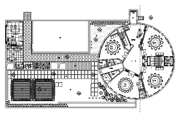中式宾馆大厅效果图资料下载-[南通]中式豪华酒店餐饮空间设计施工图(含效果图)