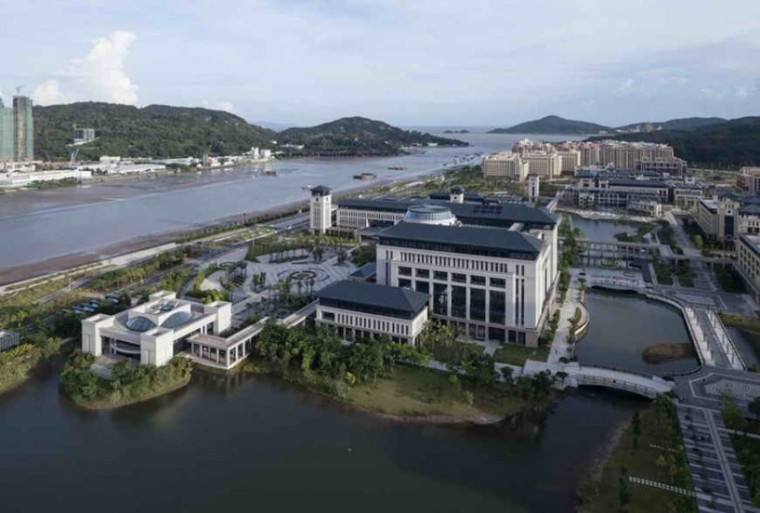 小学校园景观命名资料下载-澳门大学校园景观