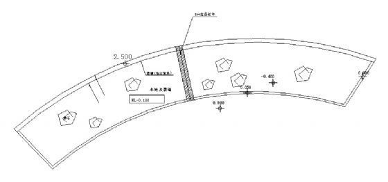 水池及湖边小广场详图资料下载-中心广场环形水池详图（2）