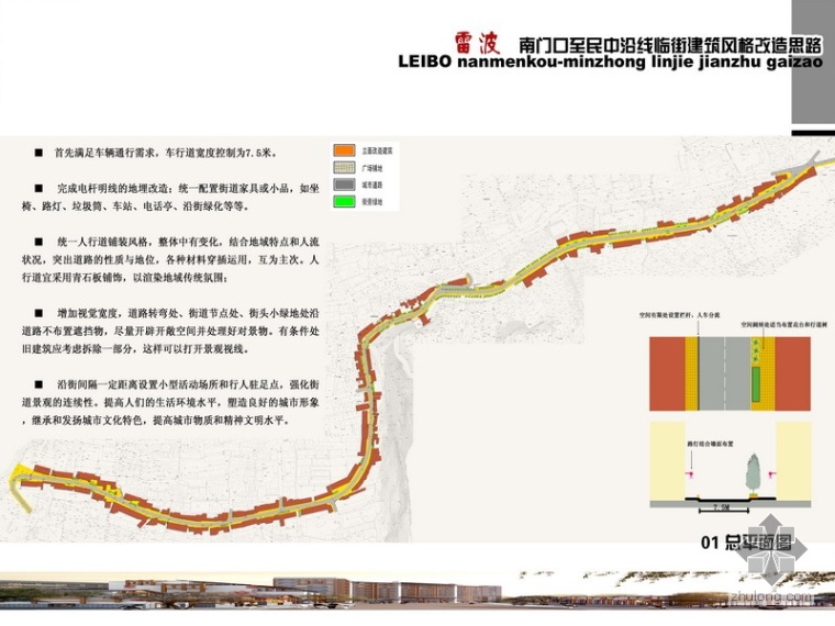 彝族建筑特色资料下载-[四川]某县临街建筑风格改造方案文本