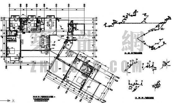 某三十层商住楼建筑施工图资料下载-南方小区三十层商住楼给排水消防施工图