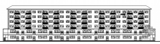 六层建筑结构设计资料下载-某六层商住楼建筑结构设计图