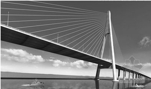 6m宽钢便桥施工方案资料下载-[黑龙江]斜拉桥水上总体施工方案（独塔斜拉桥 钢板桩围堰）