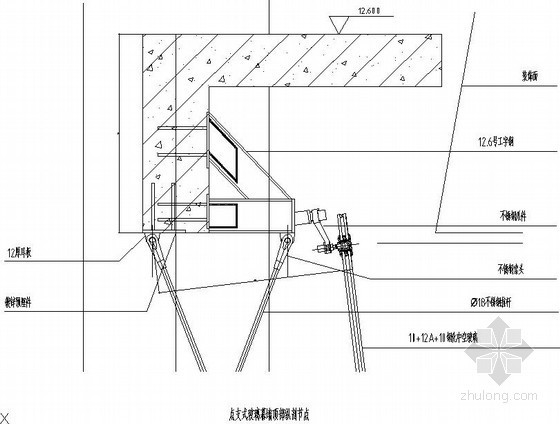 玻璃幕墙节点构造详图资料下载-点支式玻璃幕墙节点构造详图(成套 钢化中空玻璃幕墙)