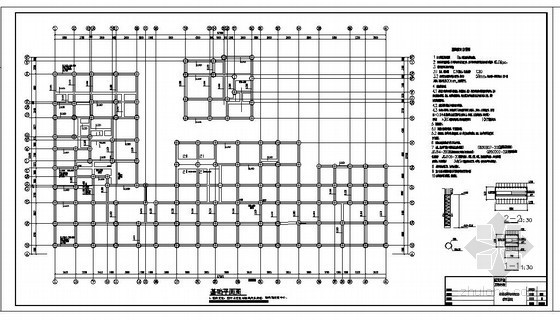 苏联建筑改造设计资料下载-某7层联建房结构设计图