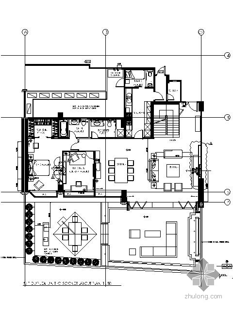 别墅CAD施工图加实景资料下载-[香港]现代经典山顶别墅施工图（含实景）