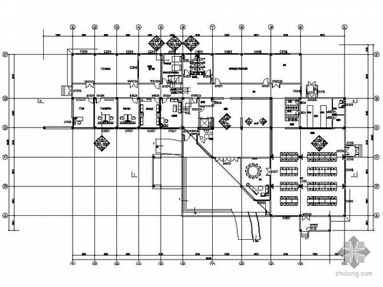 卫生间水暖图施工图资料下载-[上海]某化工研究院信息管理大楼施工图（含装饰.结构.水暖电）