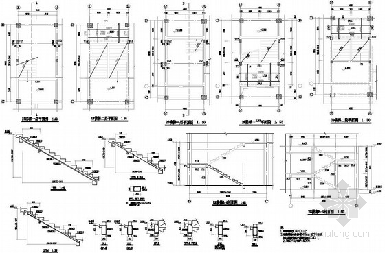 二层钢筋混凝土排架厂房结构施工图- 