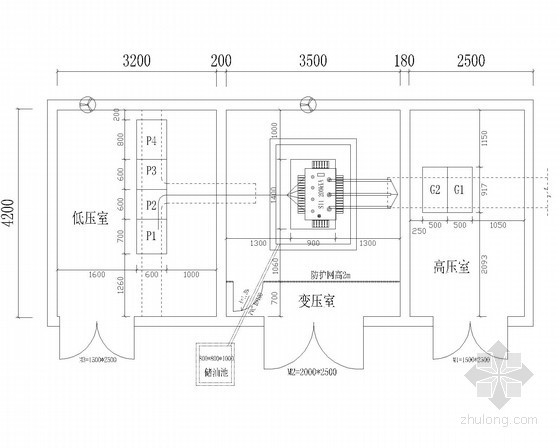 广东电力工程施工图资料下载-[广东]200-1600kVA常规变配电工程图集72张