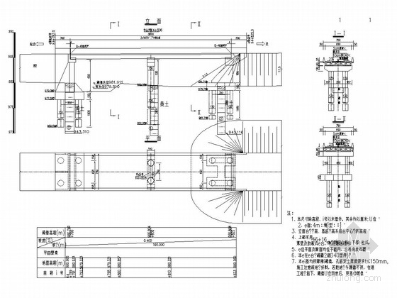 施工图实心板桥资料下载-16+16m扶壁式桥台预制空心板桥全套施工图（48张）